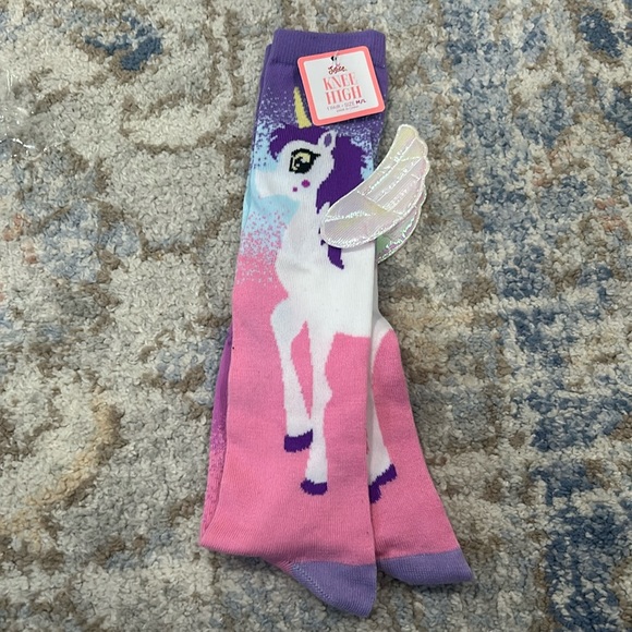 Justice Other - NWT Justice Knee High Unicorn Socks M/L